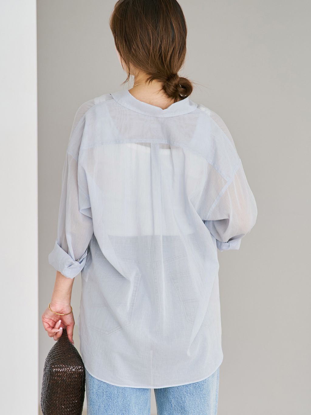 plageタグ付き新品SHEER COTTON VN ブラウスナチュラル new cotton sheer シャツ（シャツ/ブラウス）｜Plage（プラージュ）の