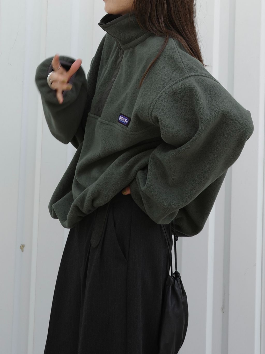 ORDINARY タックワイドスラックス セットアップ対応のコーディネート
