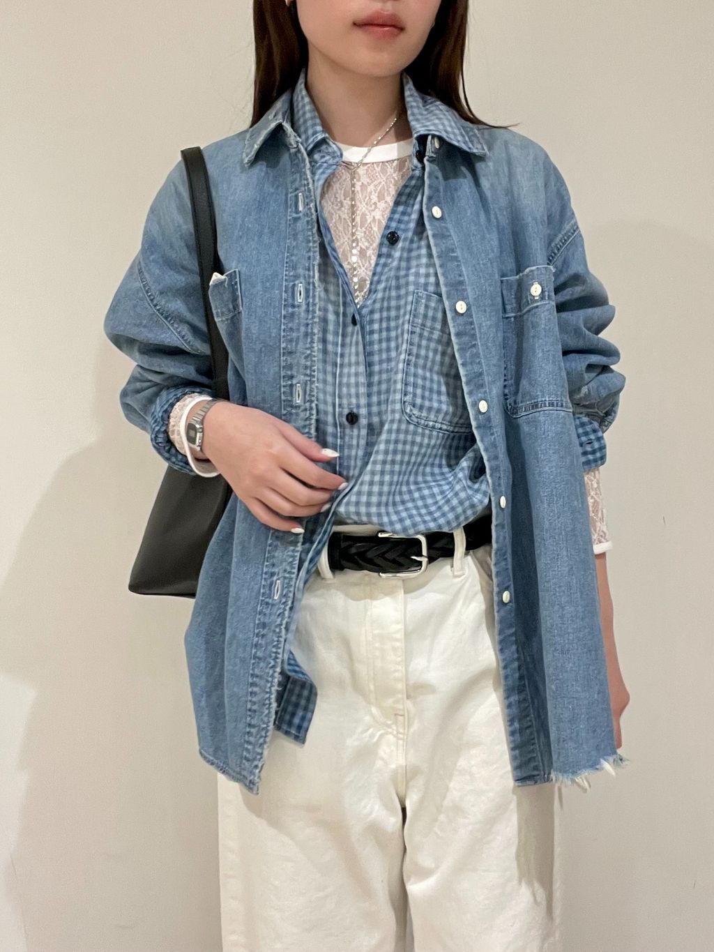 JOHNBULL/ジョンブル デニムオーバーシャツのコーディネートスナップ 