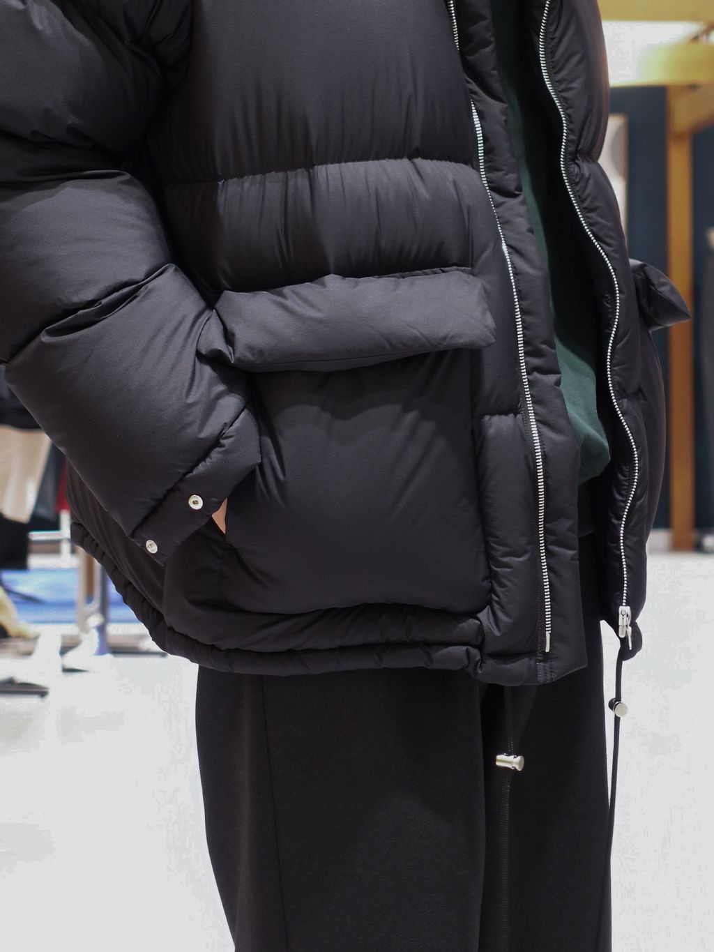 AURALEE (オーラリー) SUPER LIGHT NYLON RIPSTOP DOWN B A25AB01 NLの