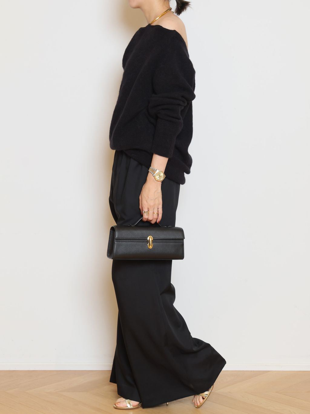 DARKPARK/ダークパーク】NECKLACE OFF SHOULDER ニットの