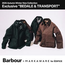 Barbour　MARKAWARE&EDIFICE 別注ビデイル エディフィス EDIFICE Barbour for MARKAWARE & EDIFICE 別注 BEDALE