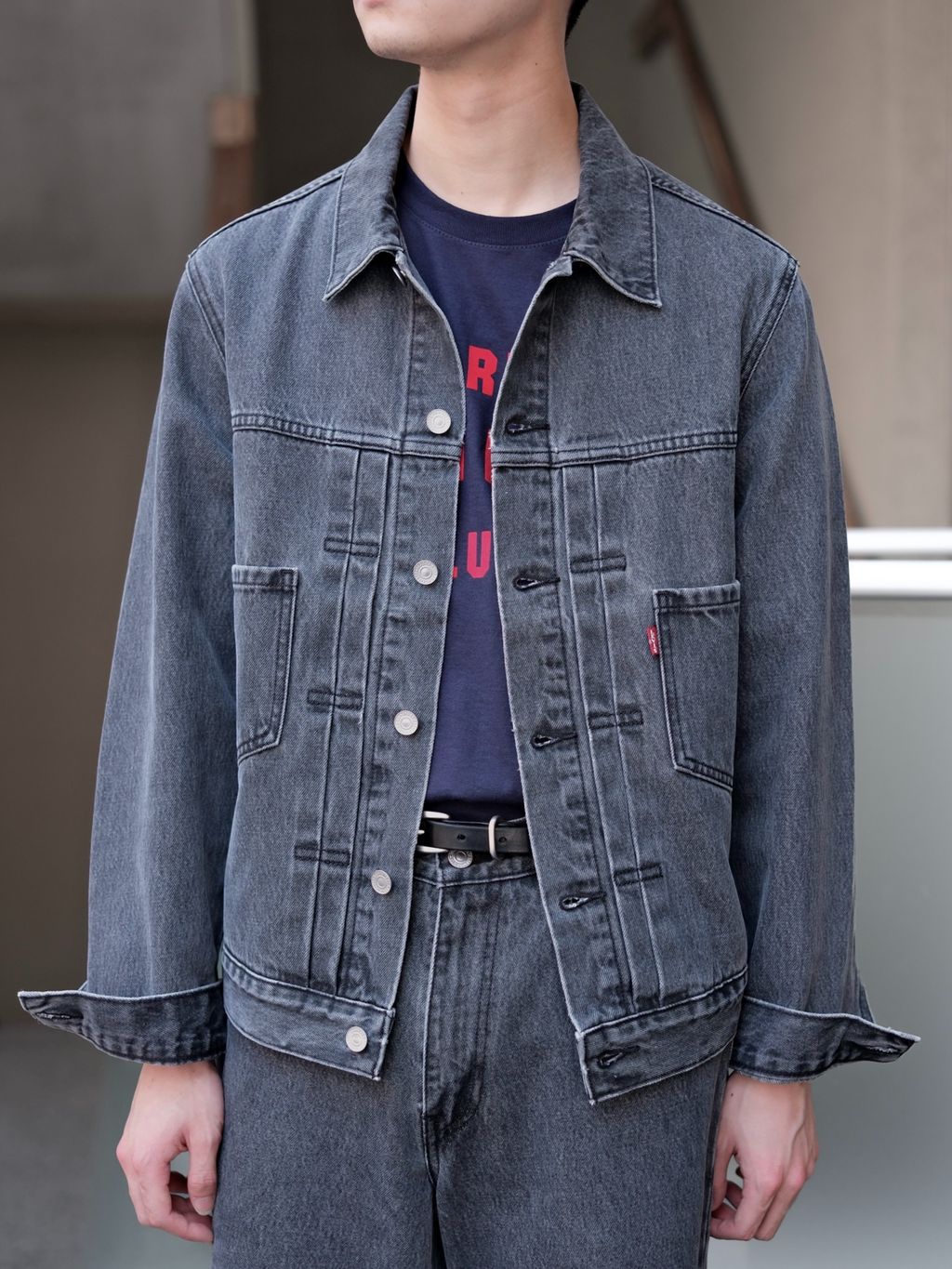 Levi's(リーバイス) 別注 2nd Type トラッカー ジャケット ASH BLACKの