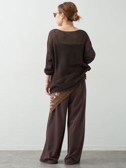 LINO Sheer プルオーバーのコーディネートスナップ（MIO）｜Deuxieme