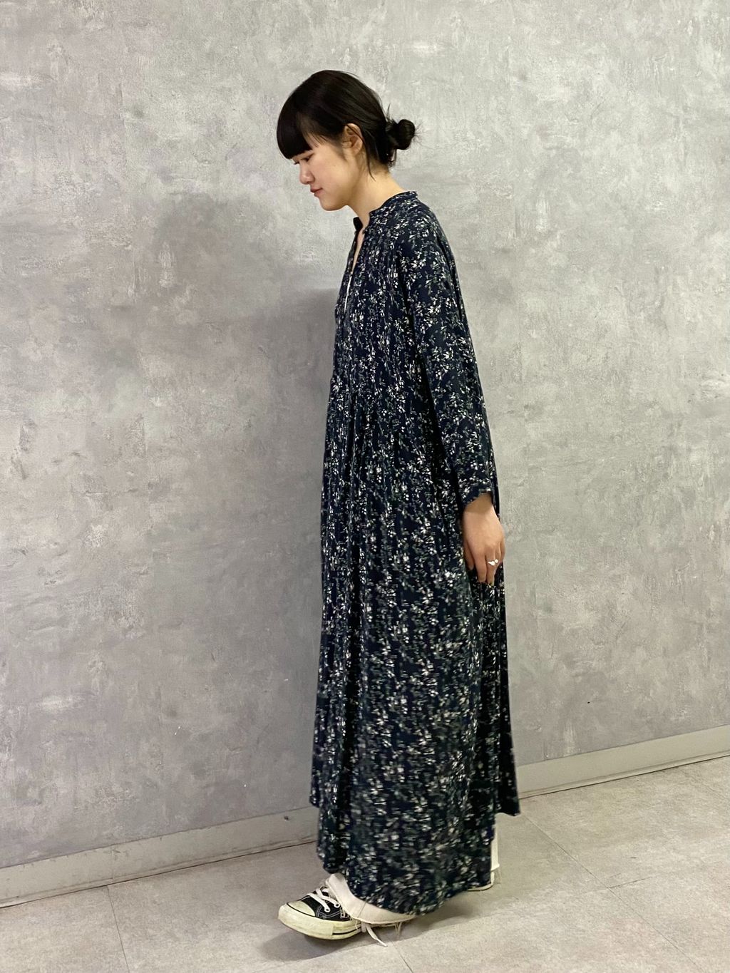 フラワー ampleプルワンピースのコーディネートスナップ（A.S