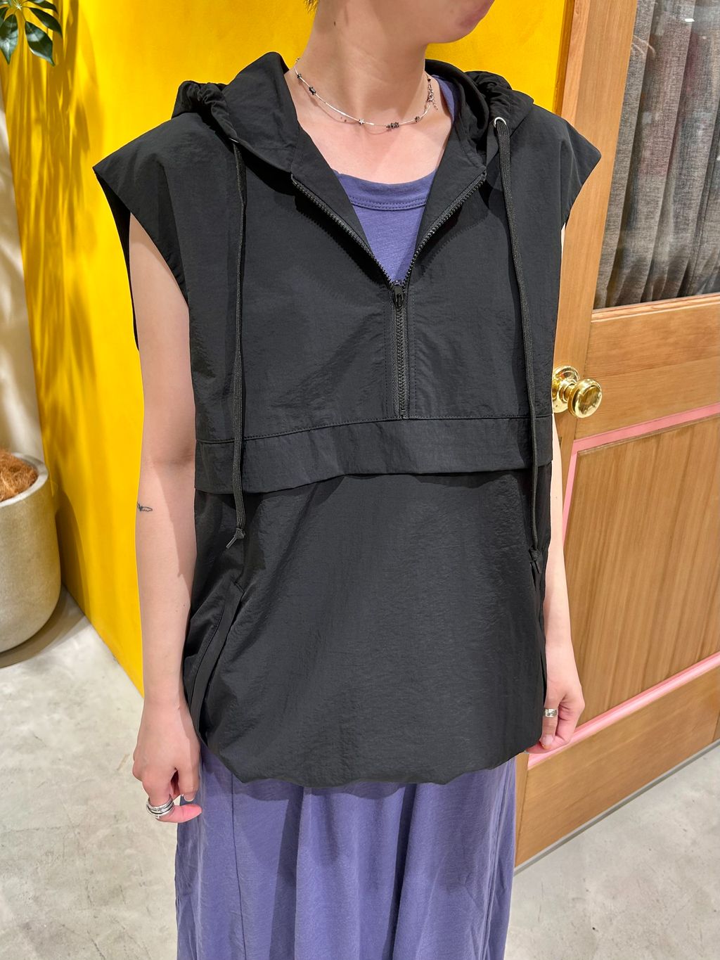 ≪予約≫追加2 アノラックベストのコーディネートスナップ（KAEDE.S