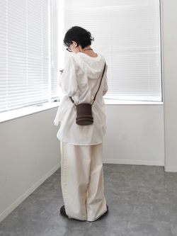 キャンブリック フードシャツのコーディネートスナップ（KS）｜journal