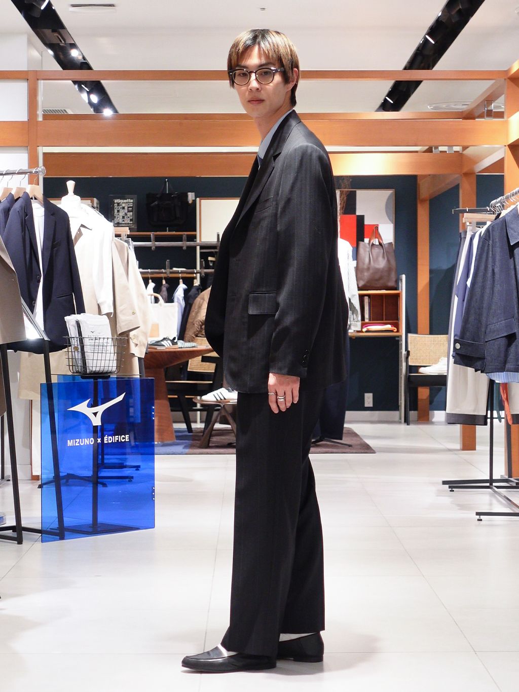 AURALEE BLUEFACED WOOL セットアップ AURALEE (オーラリー) BLUEFACED WOOL JACKETのコーディネートスナップ