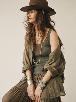 予約》*Sheer Boho スカートのコーディネートスナップ（Deuxieme 