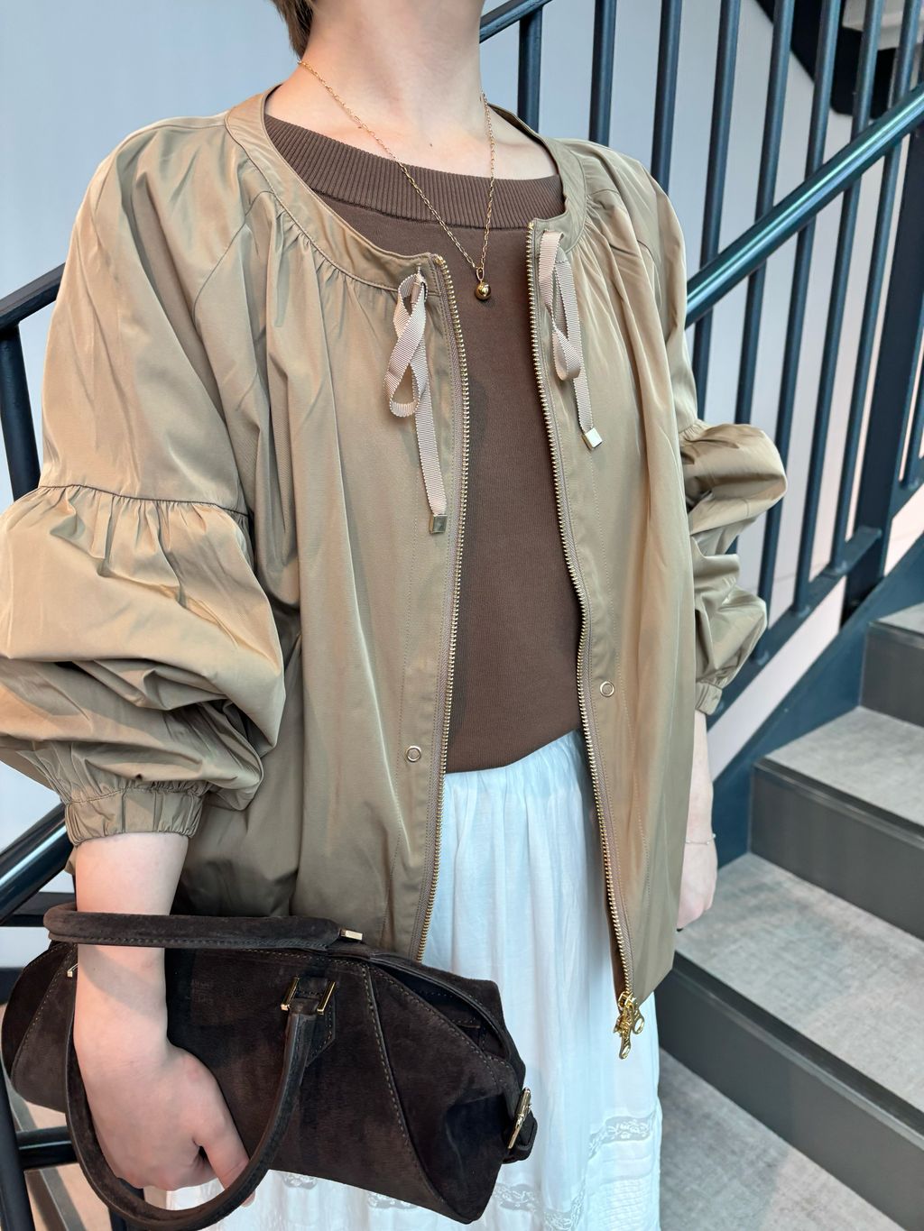 マリリン MARILYN MOON/マリリンムーン 2way taffeta bz ブルゾン 4263-120の