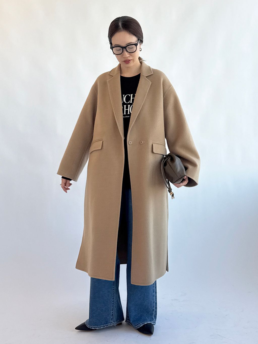 シリーズあり/追加予約》souple woolダブルフェイスチェスターコートの