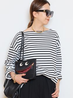 French Stripe Tシャツのコーディネートスナップ（HASE）｜MUSE de
