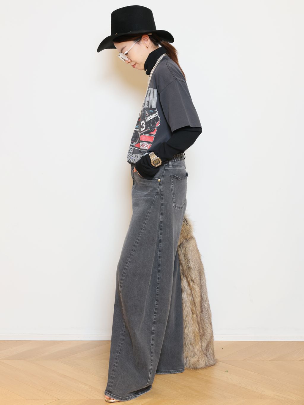 rib タートルのコーディネートスナップ（HASE）｜MUSE de Deuxieme