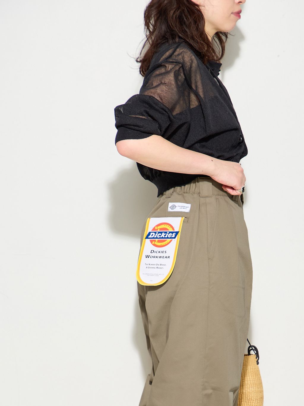 JANE SMITH*DICKIES*L'ESSAGE】別注 2タックBIGパンツのコーディネート