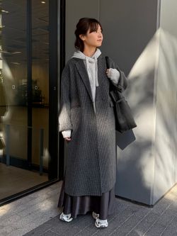 セットアップ対応可》エアリーワイドシルエットフーディーの