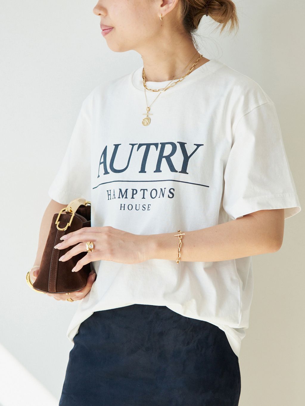 Deuxieme Classe 【AUTRY/オートリー】 ロゴ Tシャツ AUTRY/オートリー】 LOGO Tシャツのコーディネートスナップ（MIO