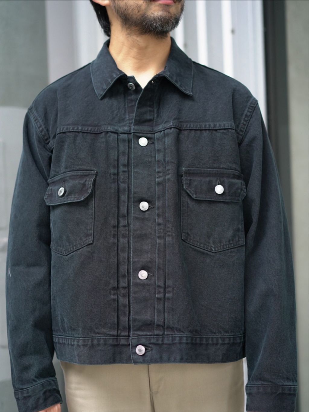 A.PRESSE/アプレッセ】 2nd Type Black Denim Jacketのコーディネート