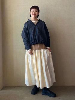 chimala】 for luxe PAINT SWEAT CREW TOPのコーディネートスナップ