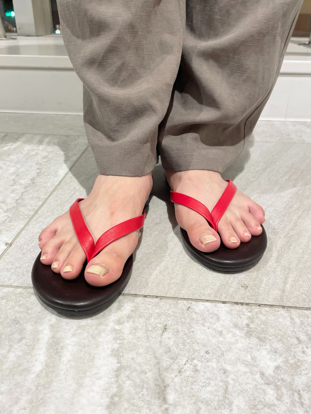 セットアップ対応可》リネン混パンツのコーディネートスナップ（Yuki