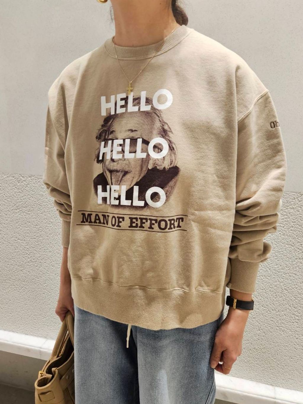 追加》oblada / オブラダ 別注HELLO SWEAT*のコーディネートスナップ