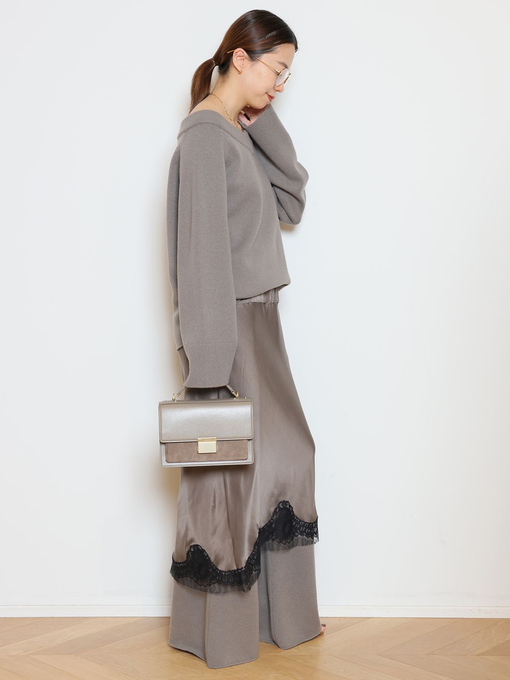 Polished スカートのコーディネートスナップ（HASE）｜MUSE de