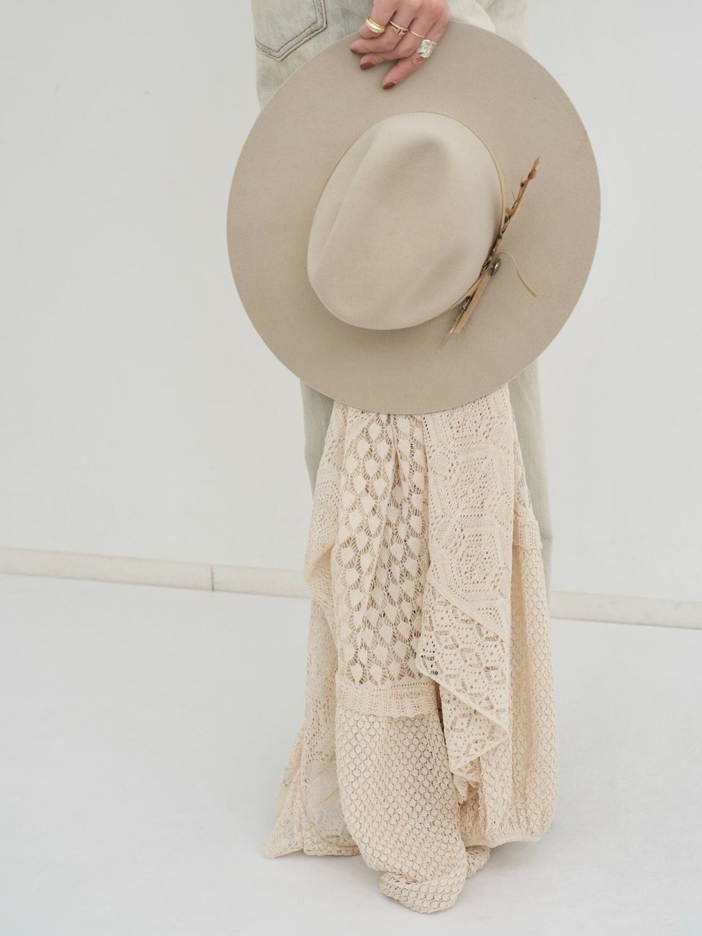 VICTRIAN LACE KNITのコーディネートスナップ（BUYER.N）｜L