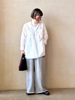 予約》SUNDAY スウェットパンツのコーディネートスナップ（E.O