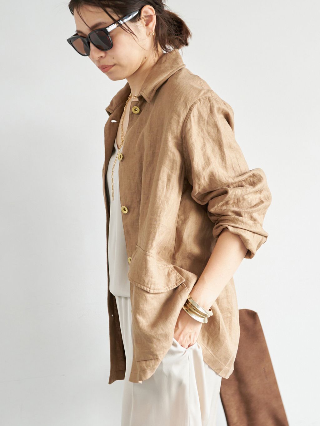 OGLINEN COVERALL ジャケットのコーディネートスナップ（KANAGAWA
