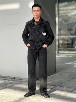 Levi's(リーバイス) 30th 別注 Type 1 Trucker Jacket BLACKの