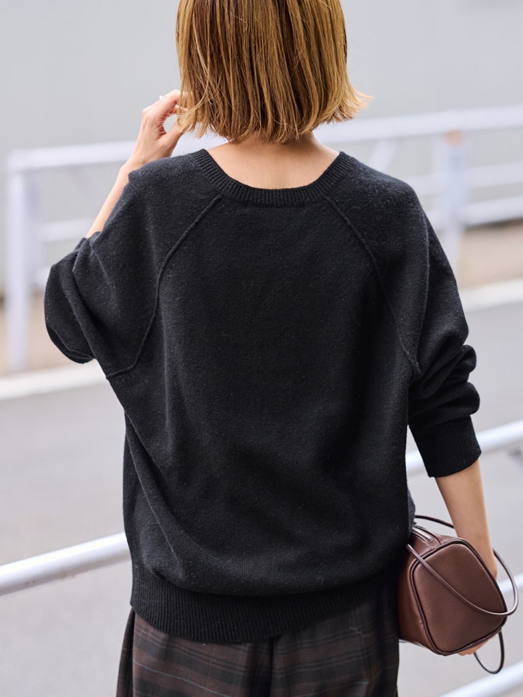 チェックイージーパンツのコーディネートスナップ（tomo）｜FRAMeWORK