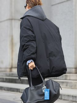 CALUX/キャラクス】 PUFFER COACH JACKETのコーディネートスナップ