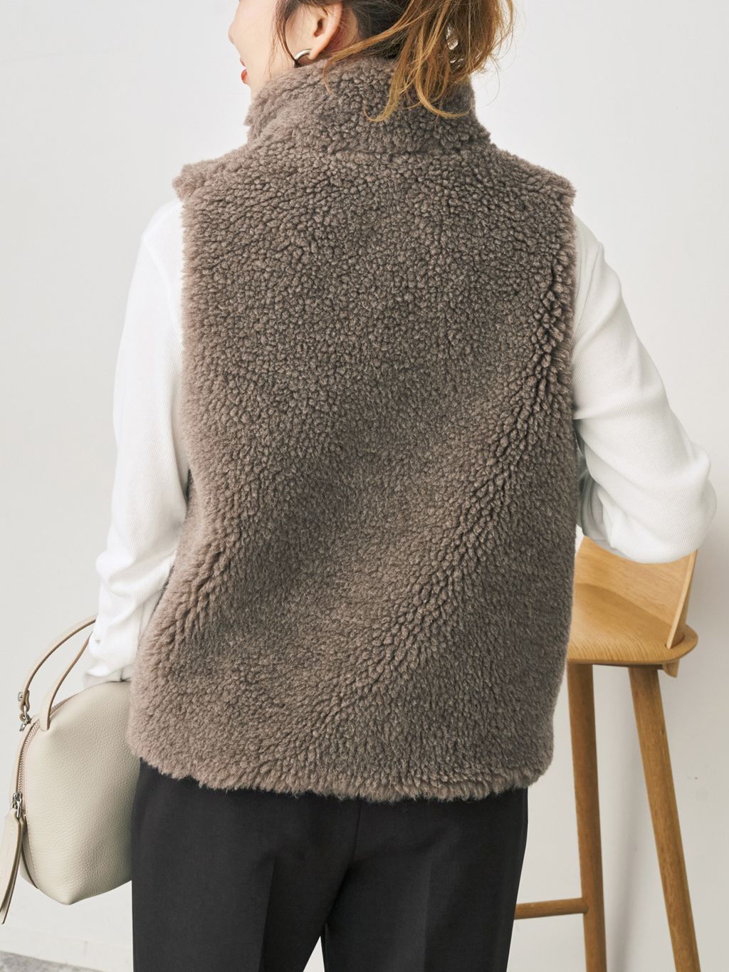 TICCA / ティッカ WOOLファーベストのコーディネートスナップ（Moeri 