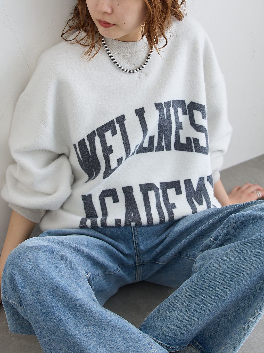 INSCRIRE/アンスクリア Loose Fit Reversible Sweat スウェットの 