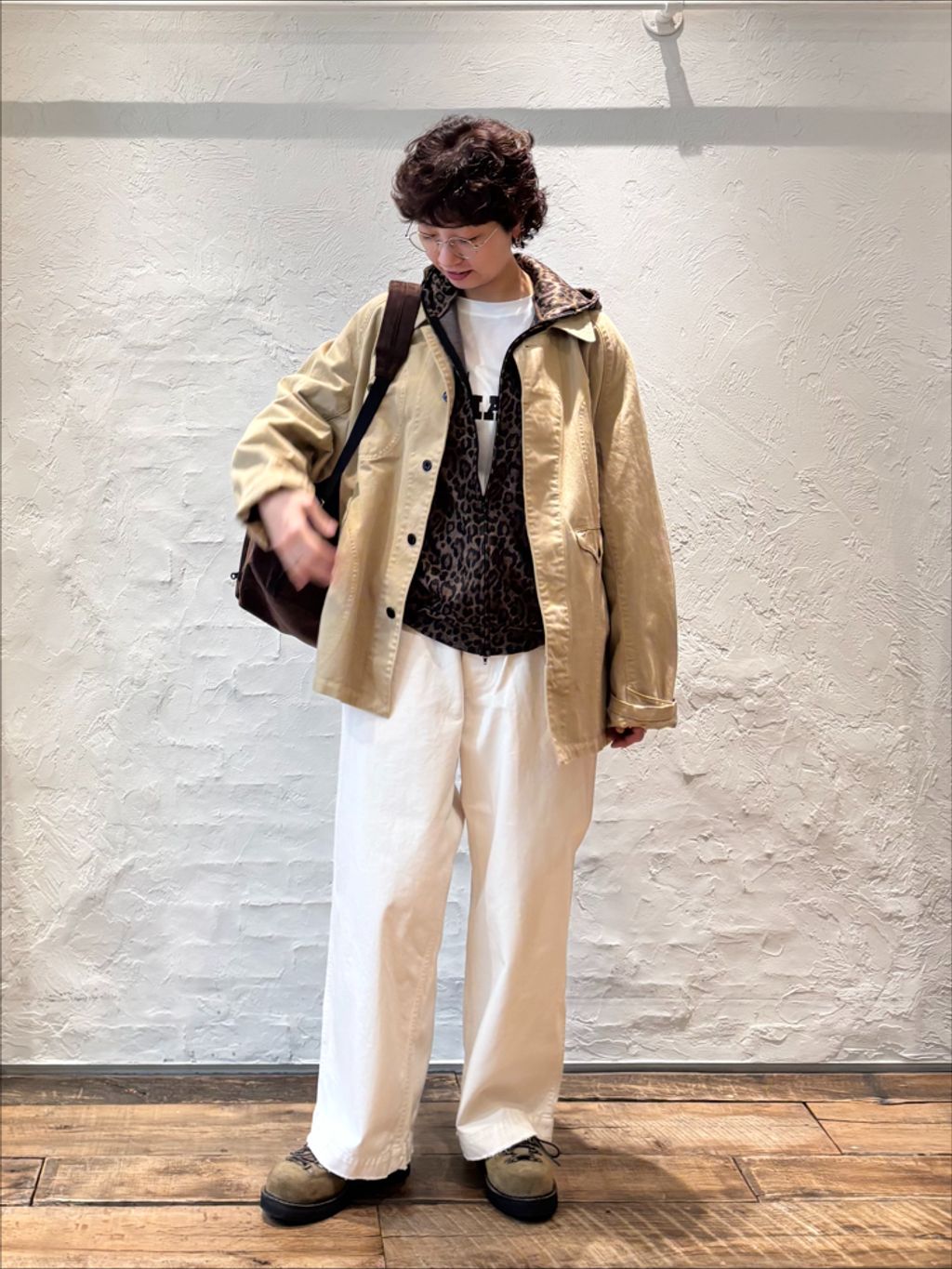 レオパード フーディのコーディネートスナップ（M.S）｜journal