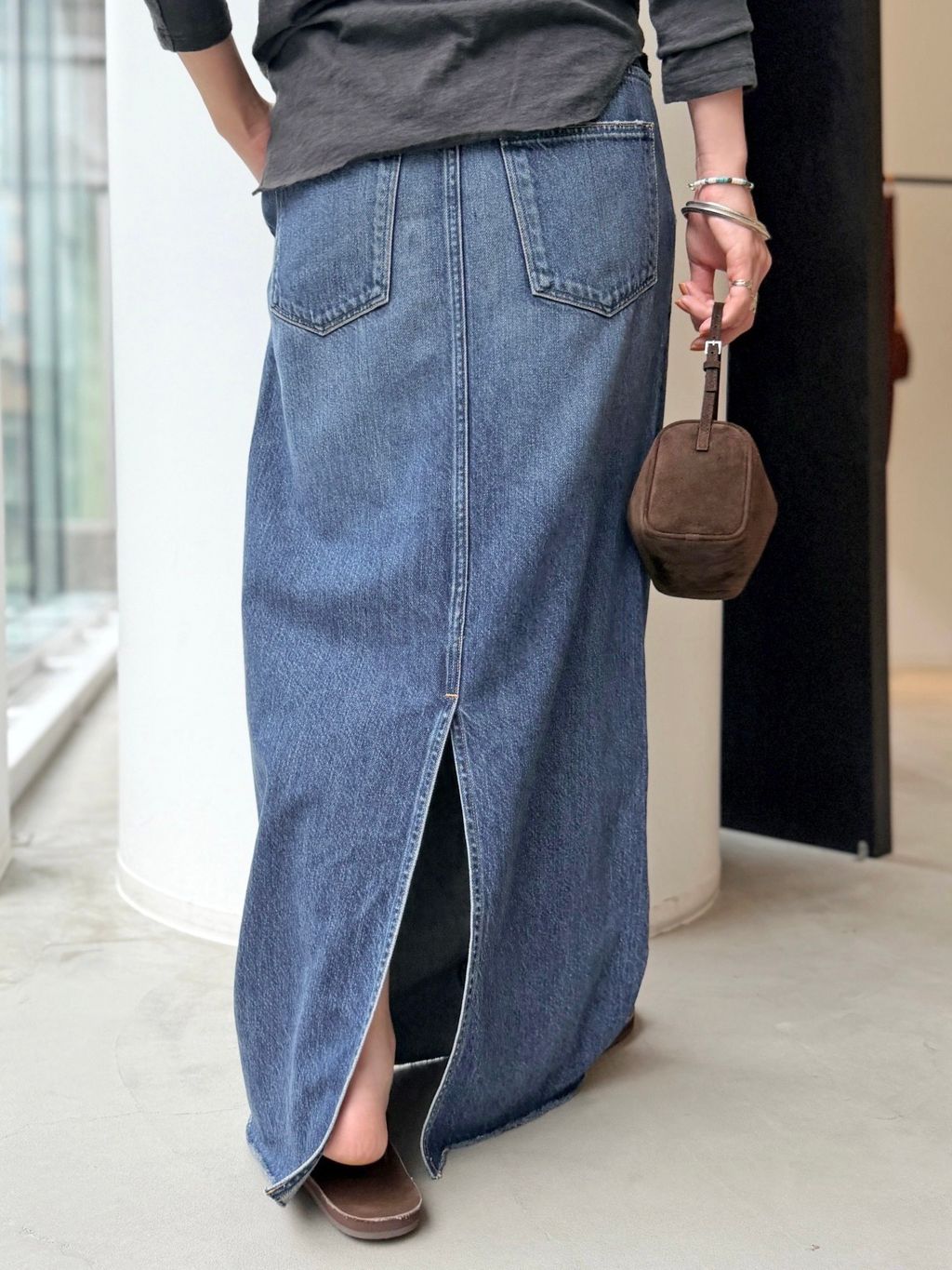 L'Appartement 3×1 スリーバイワン Denim Skirt 【公式通販】