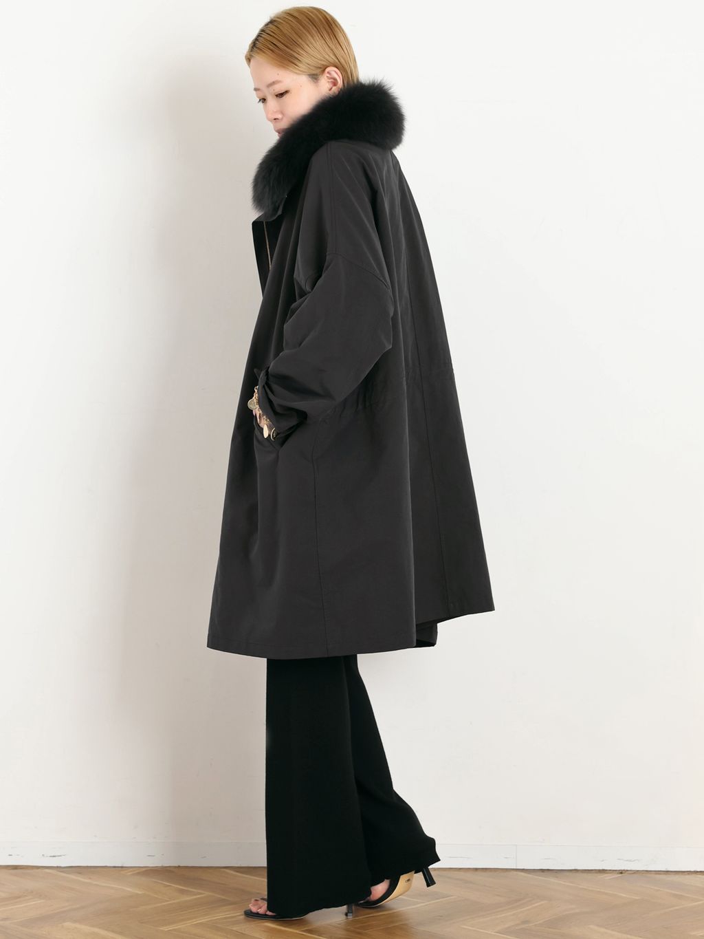 予約》Slide Windswept blousonのコーディネートスナップ（MAE）｜AP