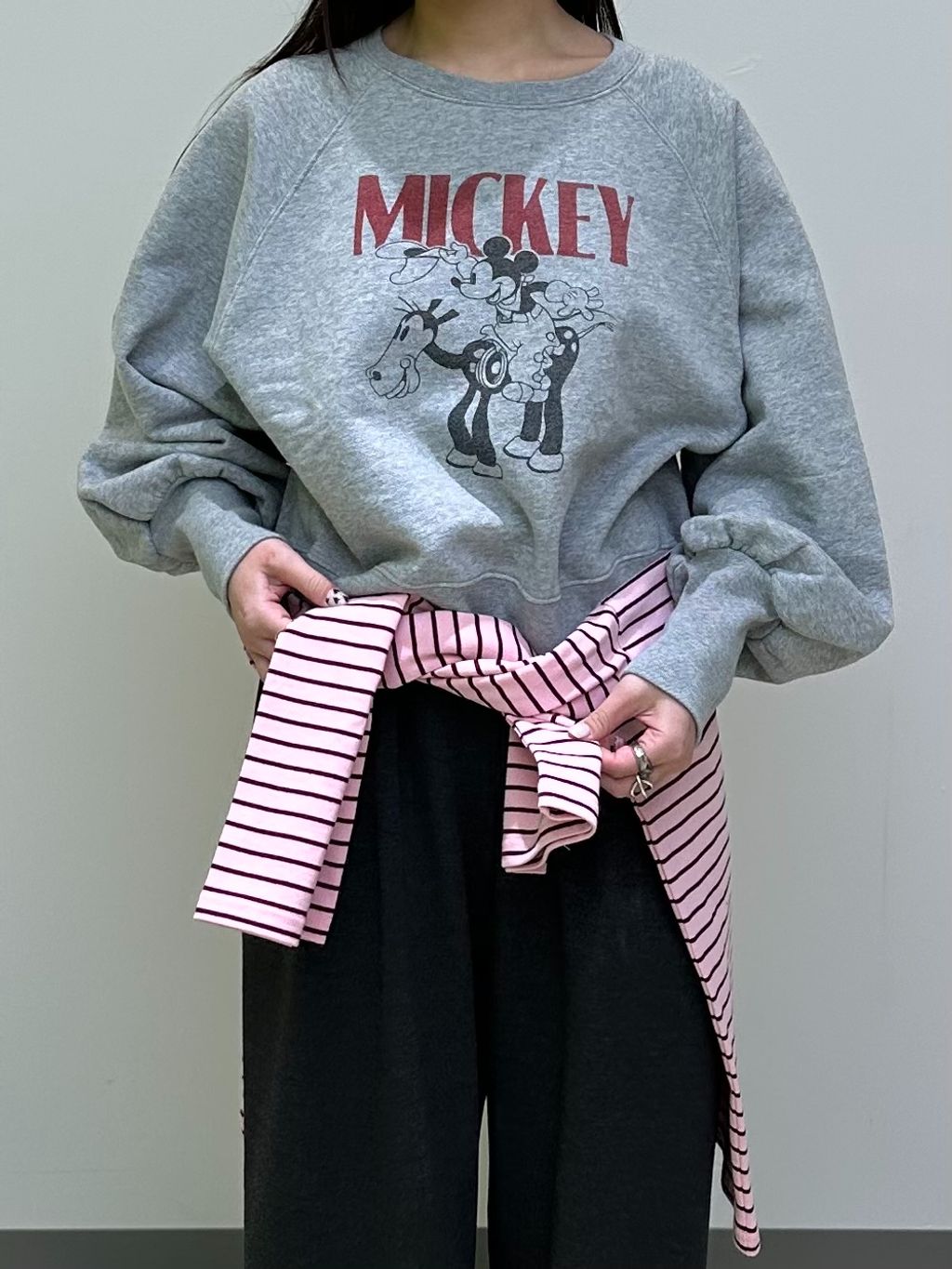 26SS新作］別注【GOOD ROCK SPEED】＜MICKEY MOUSE＞スウェットの