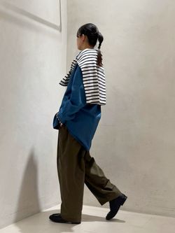 バフワッシャー イージーパンツのコーディネートスナップ（Y.K