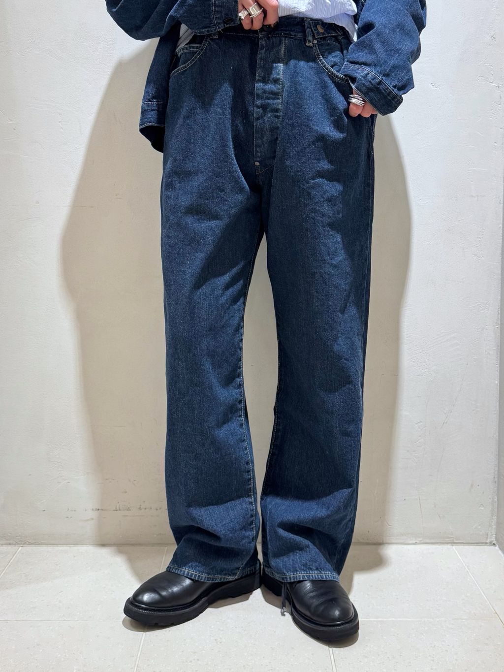 chimala】 UNISEX 12.5OZ DENIM WAIST ADJUSTAのコーディネート