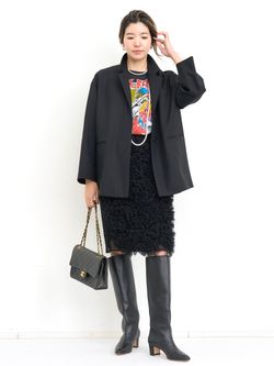 Col Pierrot/コル ピエロ】 TULLE FLOWER SKIRTのコーディネート