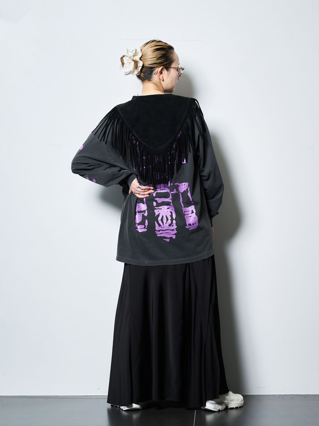 追加》［THE MOOD］FRINGE COLLAR 3：付け襟のコーディネートスナップ