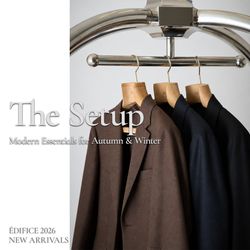 2026 A/W】秋の始まりに揃えたい、大人の「セットアップ」特集