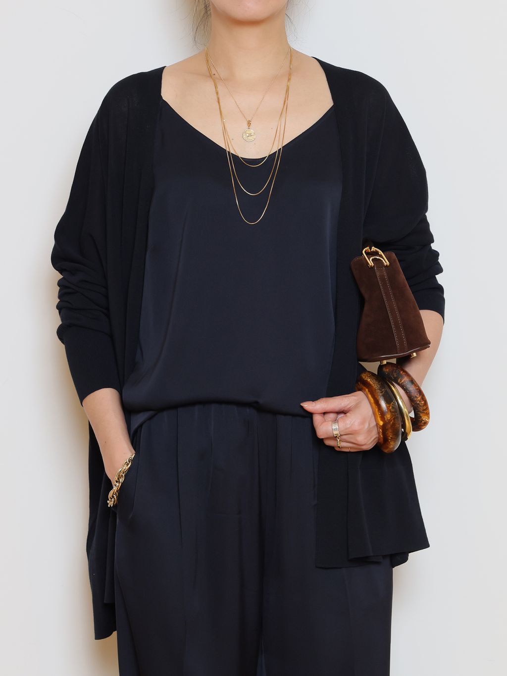 専用　MUSE de Deuxieme Classe vintagesatin SILK SATIN キャミソールのコーディネートスナップ（MUSE）｜MUSE de