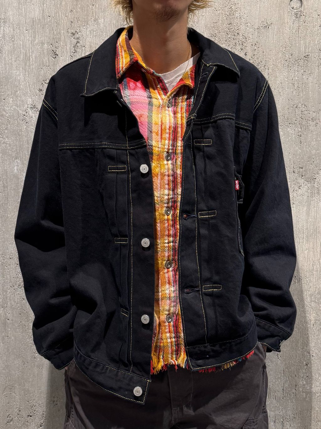 LEVI’S リーバイスタイプ1 トラッカージャケット 後染めカスタム LEVI'S(R) / リーバイス(R) タイプ1 トラッカージャケット 後染め