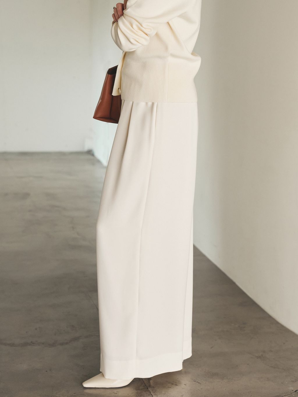 追加》washable Flare パンツのコーディネートスナップ（yoshie