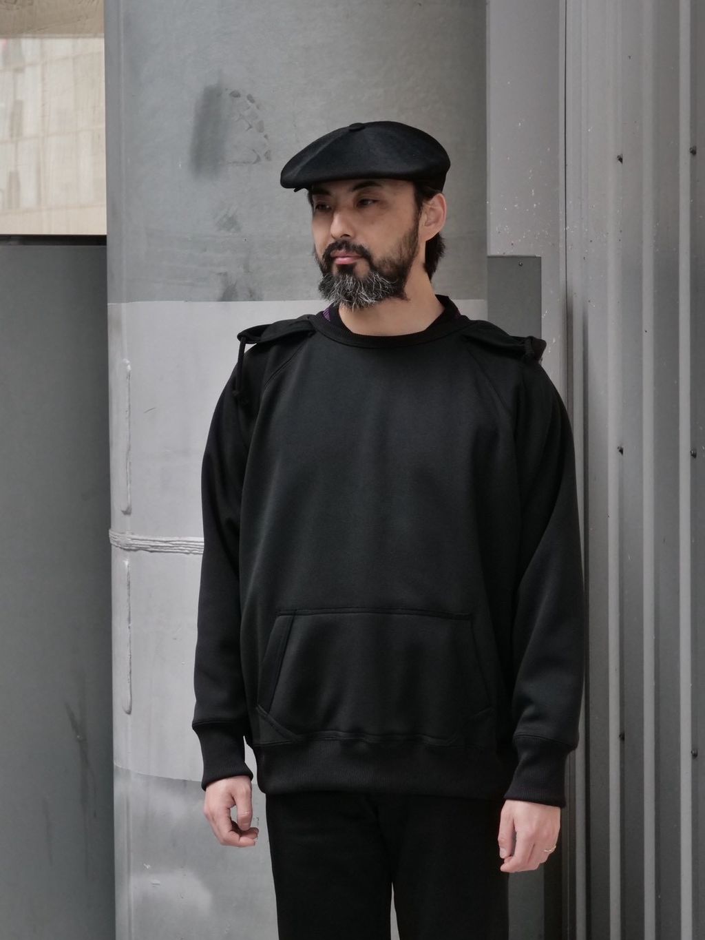 FOUNDOUR/ファウンダ】EX W FACE 2TONE HOODIEのコーディネート