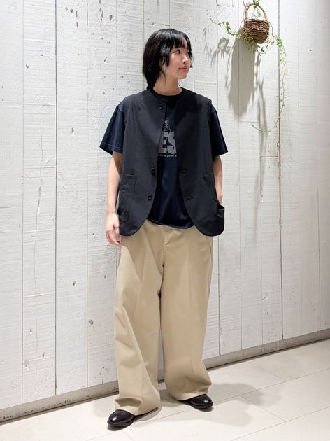 ローンギャザーブラウスのコーディネートスナップ（N.H）｜journal