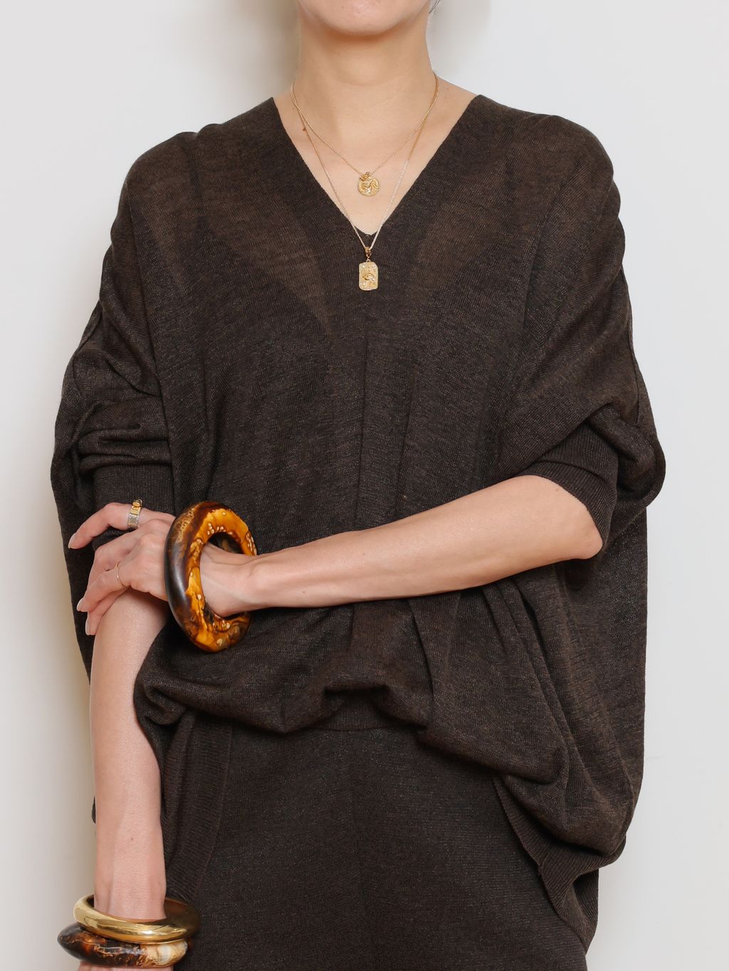 AMANU/アマヌ】THE ZAMBIA STACKED RING バッグ(SUEDE)の