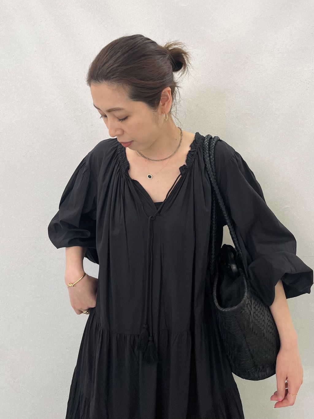 YURIE A×Spick&Span 2wayティアードドレス ワンピース YURIE A