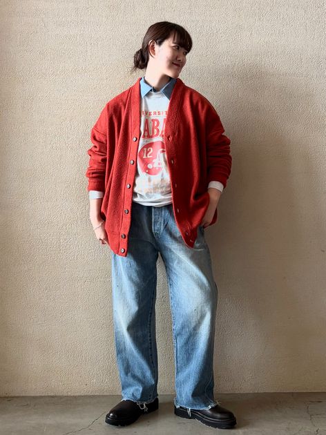 chimala/チマラ】 UNISEX CROPPED CHINOのコーディネートスナップ（A.S